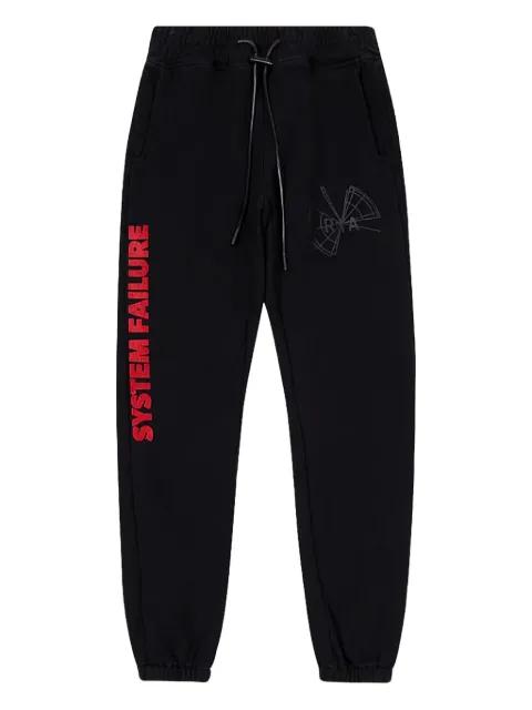 Stadium System Failure "Black" track pants by RTA