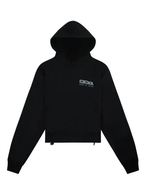 dot-print logo hoodie by RTA