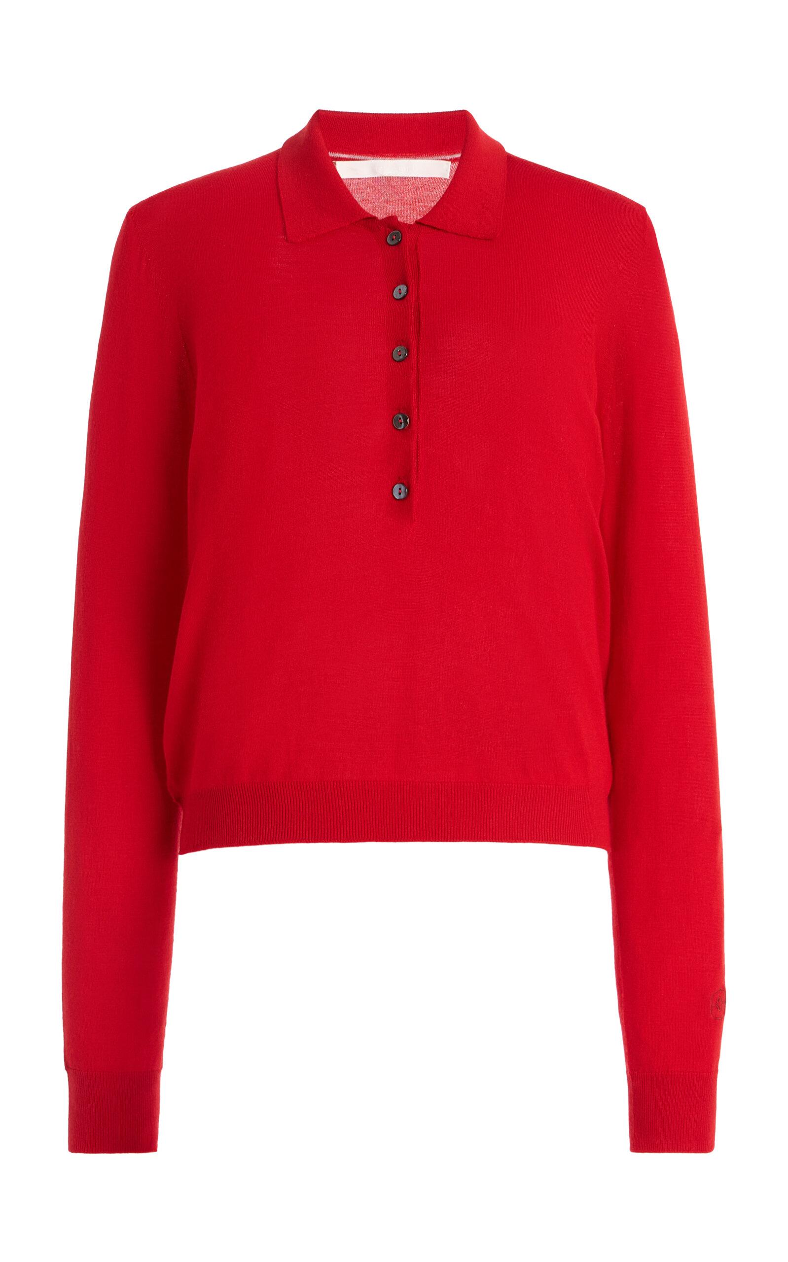 RÙADH The Dea Wool Polo Shirt - Moda Operandi by RUADH