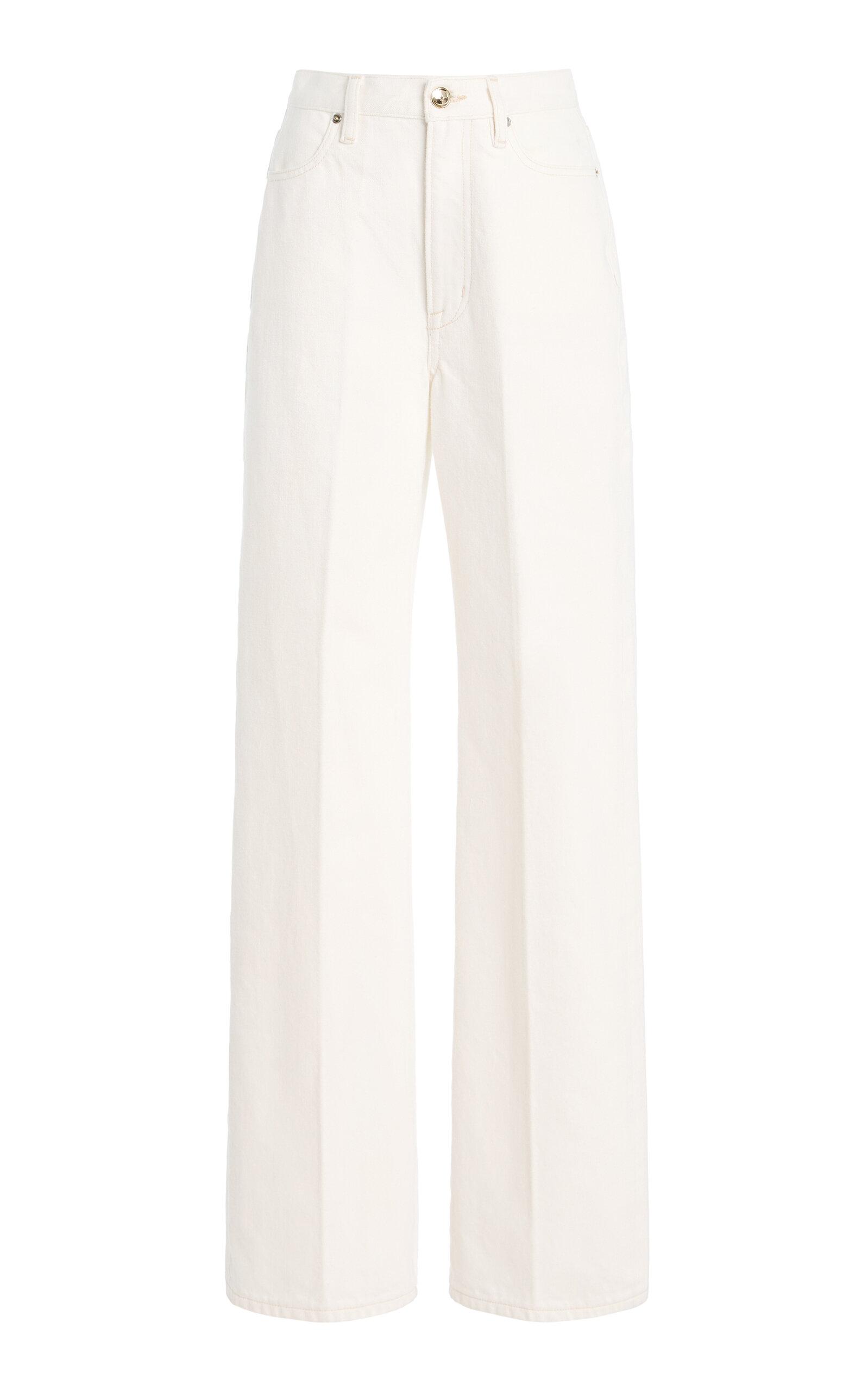 RÙADH The Quinn Selvedge High-Rise Straight-Leg Jeans - Moda Operandi by RUADH