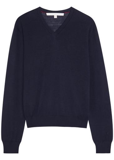 The Oscar V-neck wool jumper by RUADH