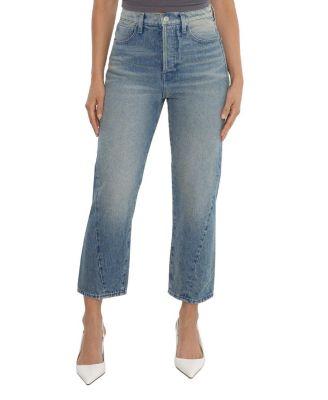 Gail Mini Barrel Jeans in Denim Wash by RUDES DENIM