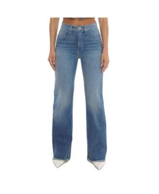 High Rise Ali Boot Cut Jeans in Denim Wash by RUDES DENIM