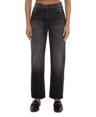 High Rise Tracy Straight Jean in Driftwood by RUDES DENIM