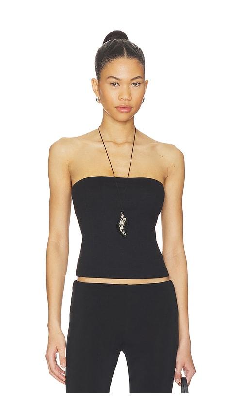 Rue Sophie Demi Top in Black by RUE SOPHIE