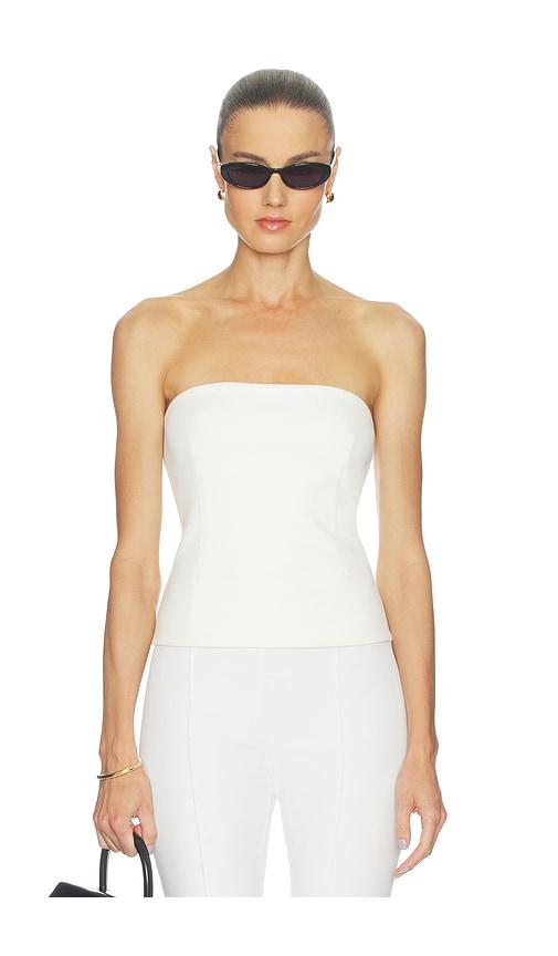 Rue Sophie Demi Top in Ivory by RUE SOPHIE