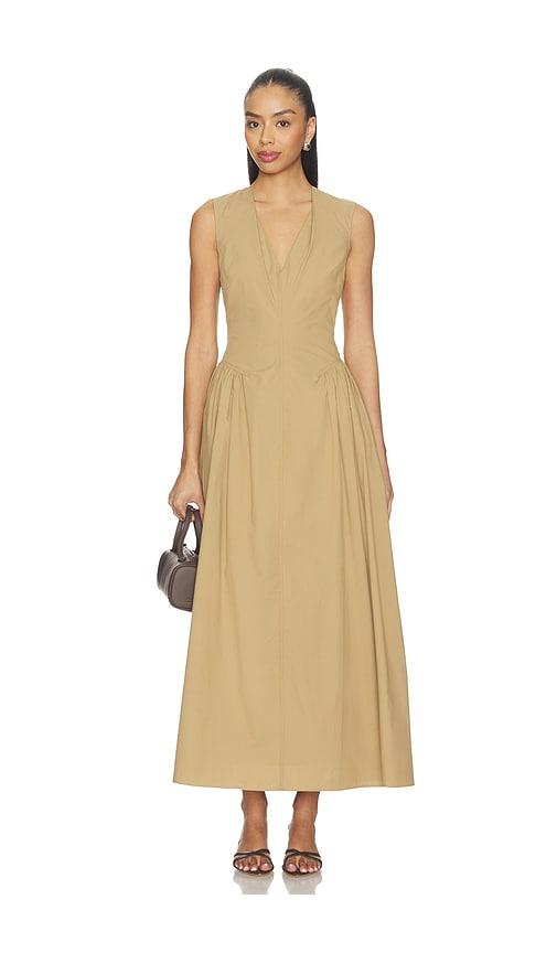 Rue Sophie Talia Dress in Tan by RUE SOPHIE
