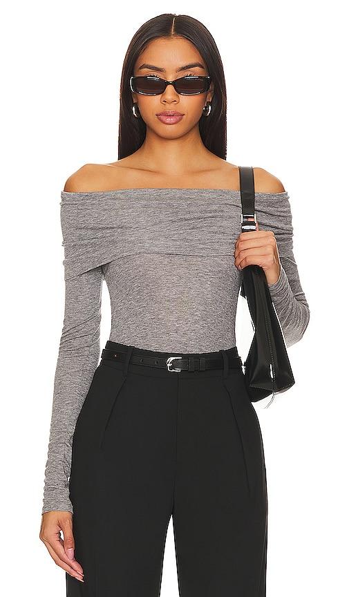 Rue Sophie Triomphe Top in Grey by RUE SOPHIE