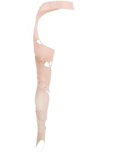 cut-out detailing leggings by RUI