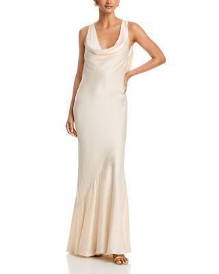 Cowl Evening Gown by RUMORED