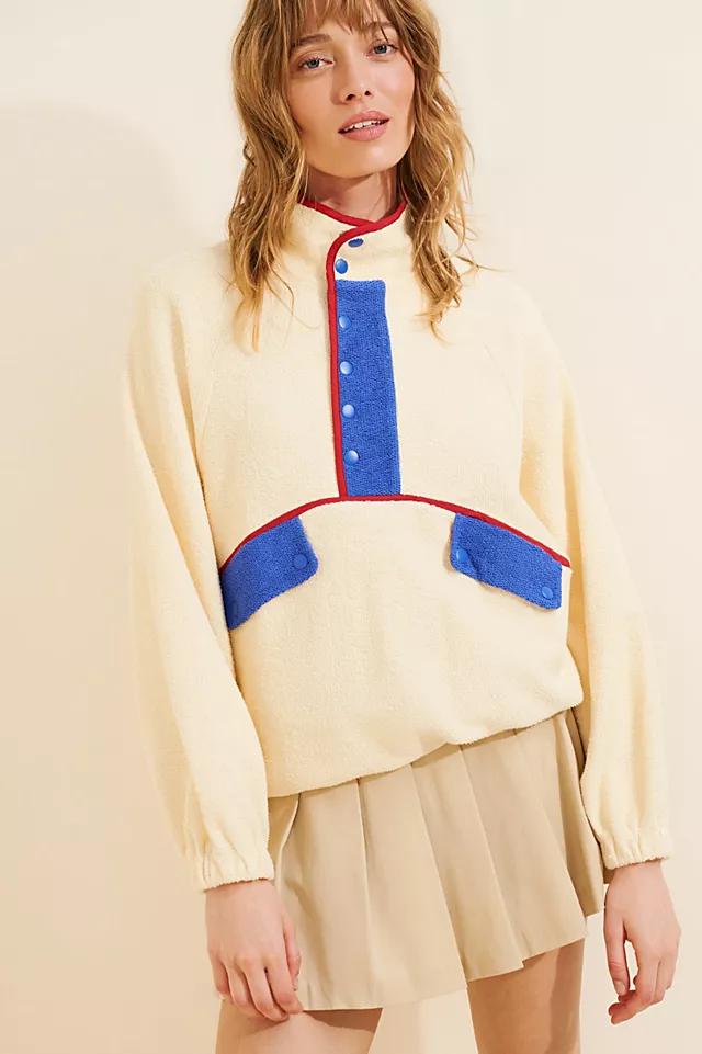 Rumored Flashback High-Neck Pullover by RUMORED | FREE PEOPLE