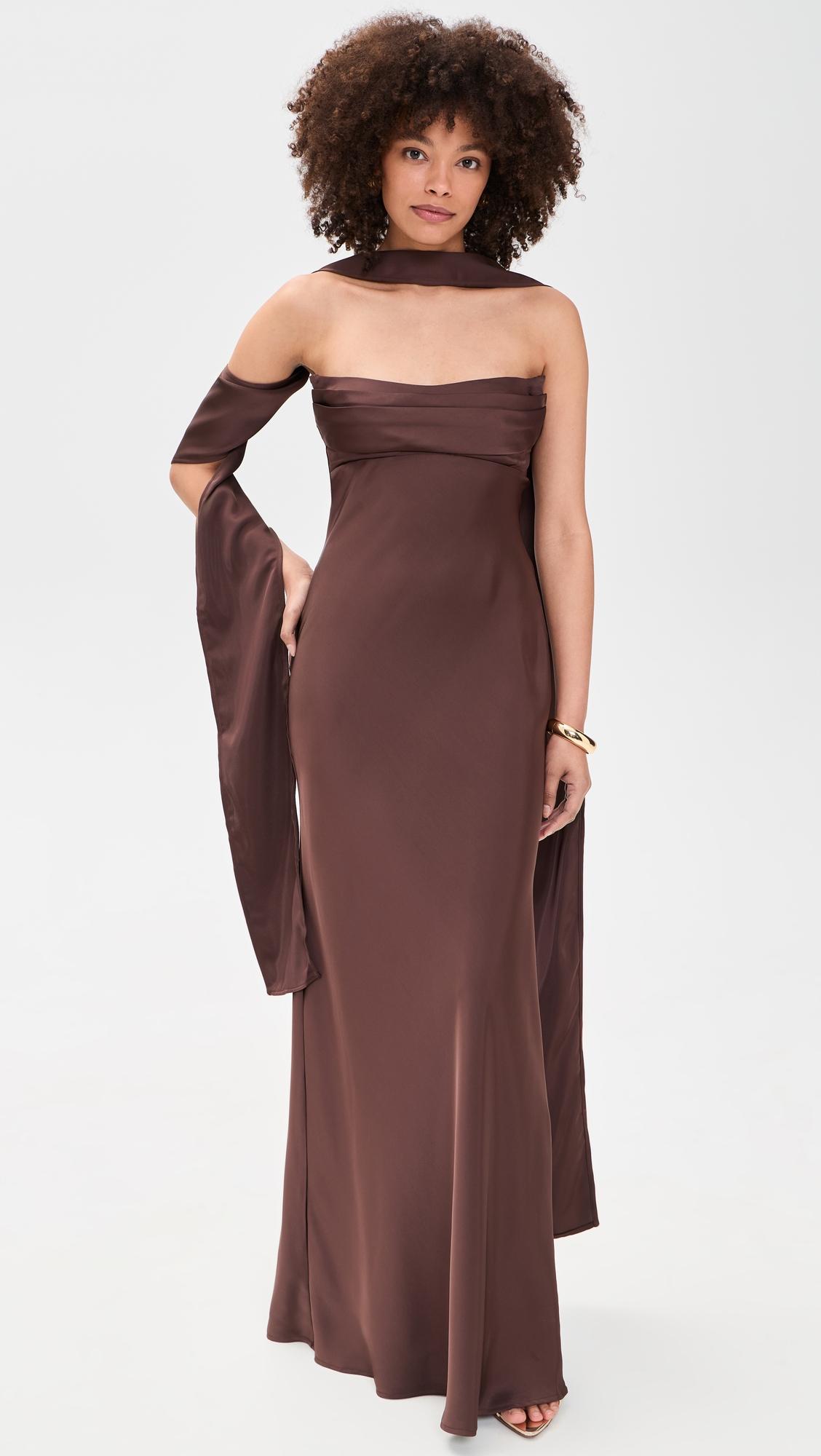 Madeleine Strapless Maxi Dress by RUNAWAY THE LABEL