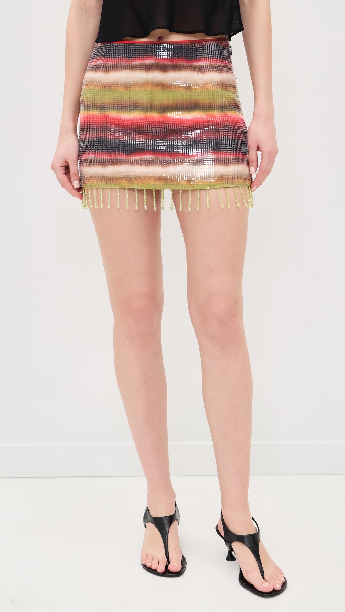 Martini Sequin Miniskirt by RUNAWAY THE LABEL