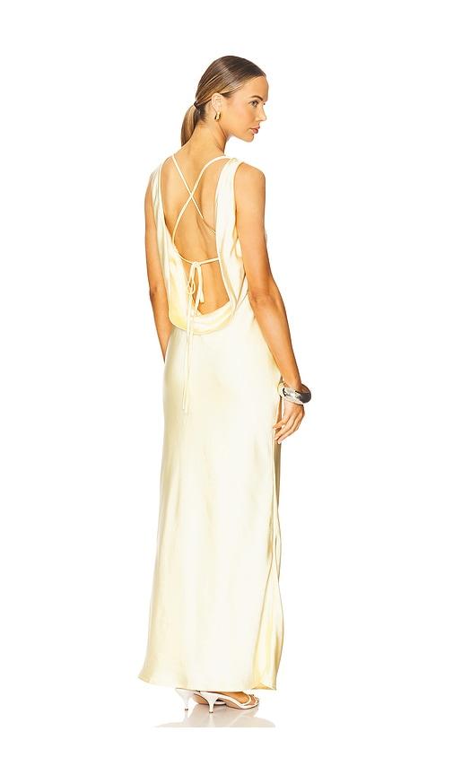 Runaway The Label Adair Maxi Dress in Lemon by RUNAWAY THE LABEL