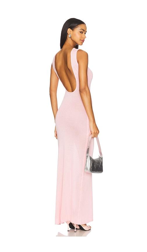 Runaway The Label Adriana Maxi Dress in Pink by RUNAWAY THE LABEL