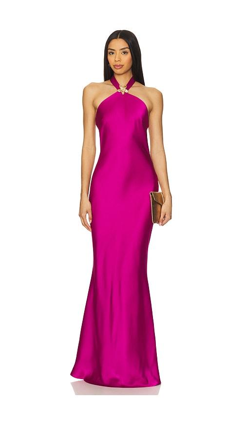 Runaway The Label Chara Maxi Dress in Rose by RUNAWAY THE LABEL