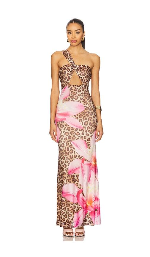 Runaway The Label Kyree Maxi Dress in Brown by RUNAWAY THE LABEL