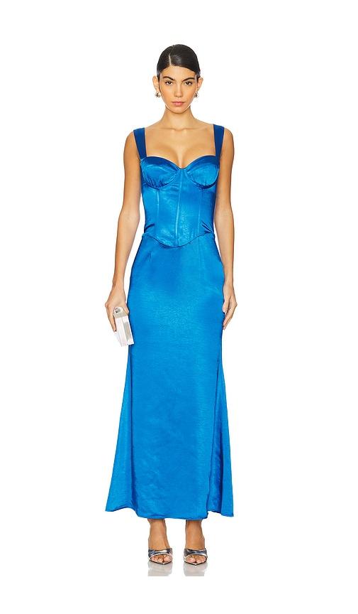 Runaway The Label Oura Maxi Dress in Royal by RUNAWAY THE LABEL