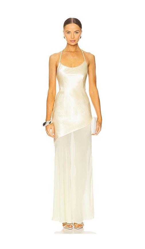 Runaway The Label Samani Maxi Dress in Lemon by RUNAWAY THE LABEL