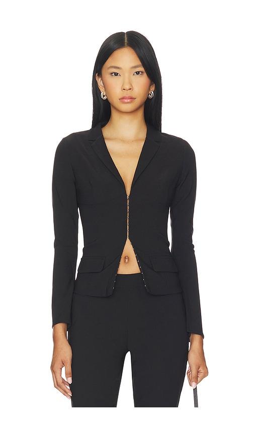 Runaway The Label Tashi Top in Black by RUNAWAY THE LABEL