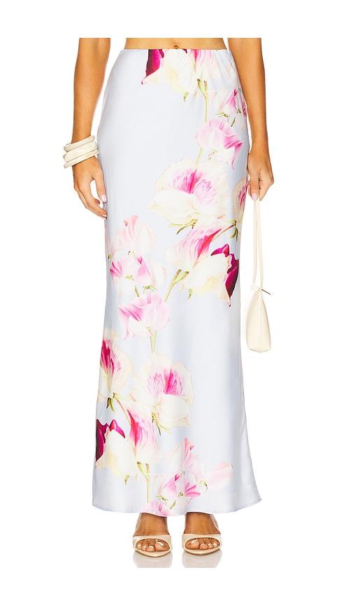 Runaway The Label Verity Maxi Skirt in Baby Blue by RUNAWAY THE LABEL