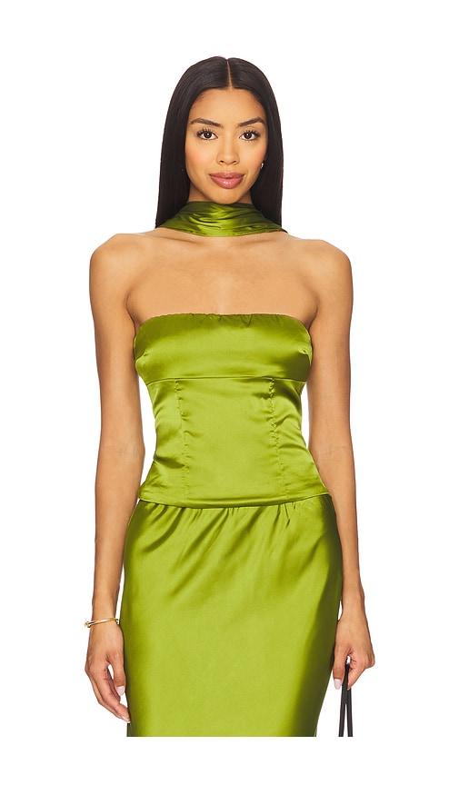 Runaway The Label x REVOLVE Verity Top in Olive by RUNAWAY THE LABEL