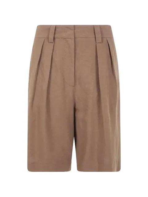 pleated-front shorts by RUNDHOLZ BLACK LABEL