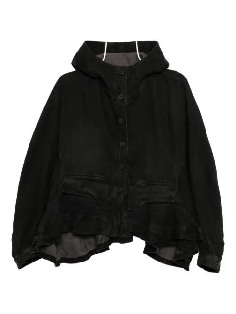 cotton hoodied jacket by RUNDHOLZ