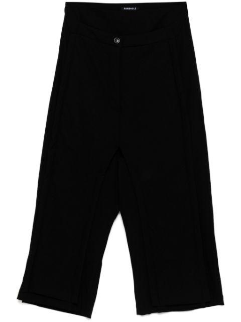 panelled tapered trousers by RUNDHOLZ