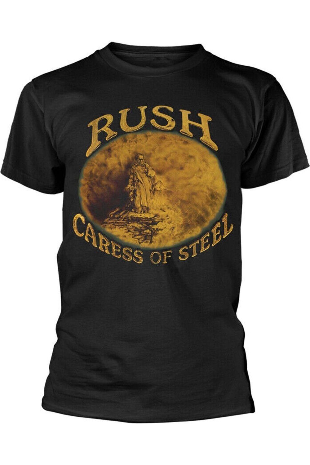 Caress Of Steel Cotton T-Shirt by RUSH