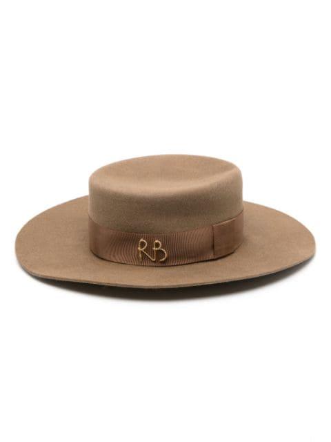 Canotier wool-felt hat by RUSLAN BAGINSKIY