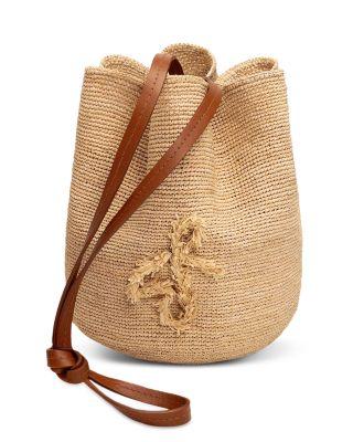 Convertible Raffia Hat Bag by RUSLAN BAGINSKIY