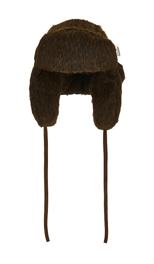 Ruslan Baginskiy Aviator Hat in Brown by RUSLAN BAGINSKIY
