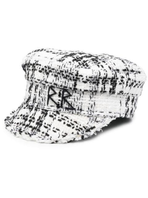 bouclé baker boy cap by RUSLAN BAGINSKIY