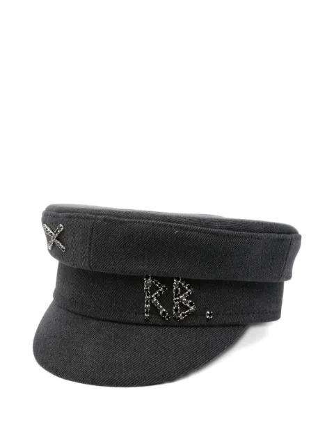 chain embellished hat by RUSLAN BAGINSKIY