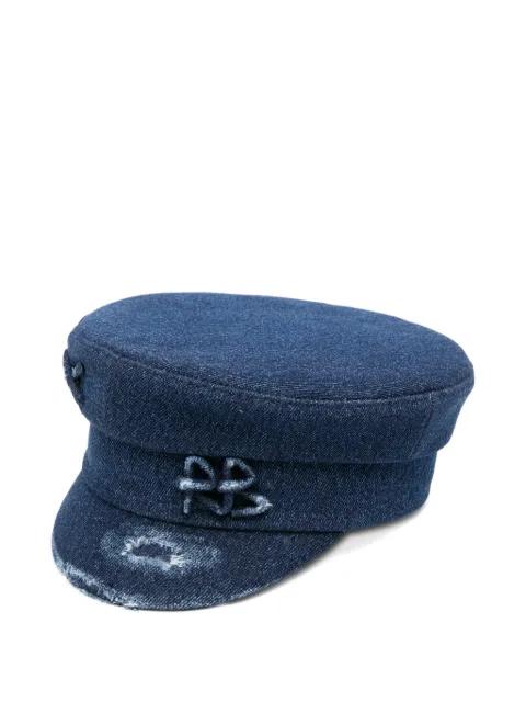 distressed hat by RUSLAN BAGINSKIY