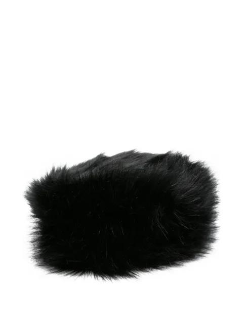 faux-fur hat by RUSLAN BAGINSKIY