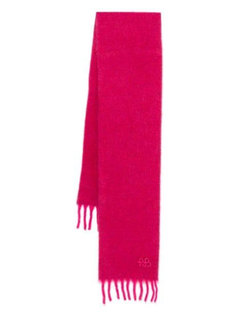 logo-appliqué scarf by RUSLAN BAGINSKIY