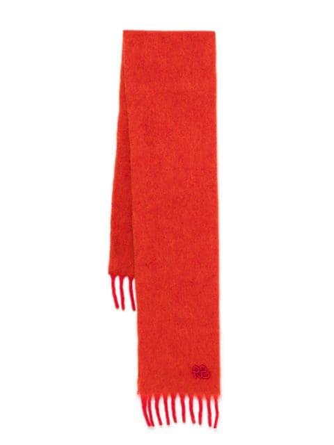 logo-appliqué scarf by RUSLAN BAGINSKIY