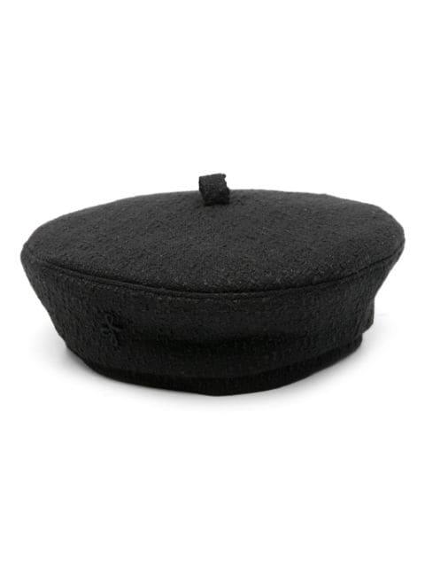 logo-embroidered bakerboy hat by RUSLAN BAGINSKIY