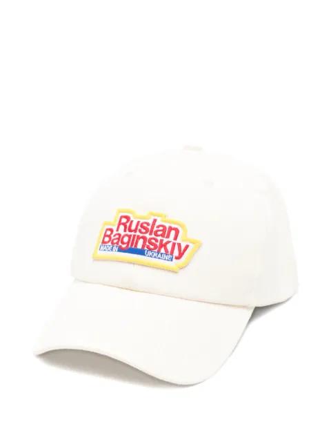 logo-patch baseball cap by RUSLAN BAGINSKIY