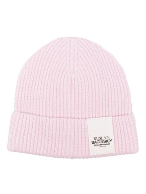 ribbed-knit beanie by RUSLAN BAGINSKIY