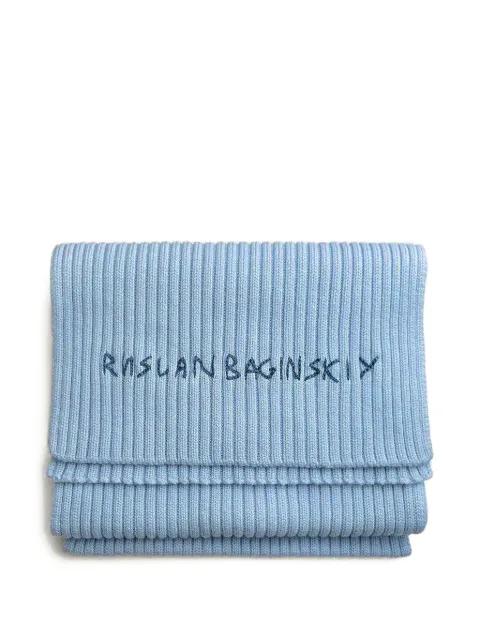 ribbed scarf by RUSLAN BAGINSKIY
