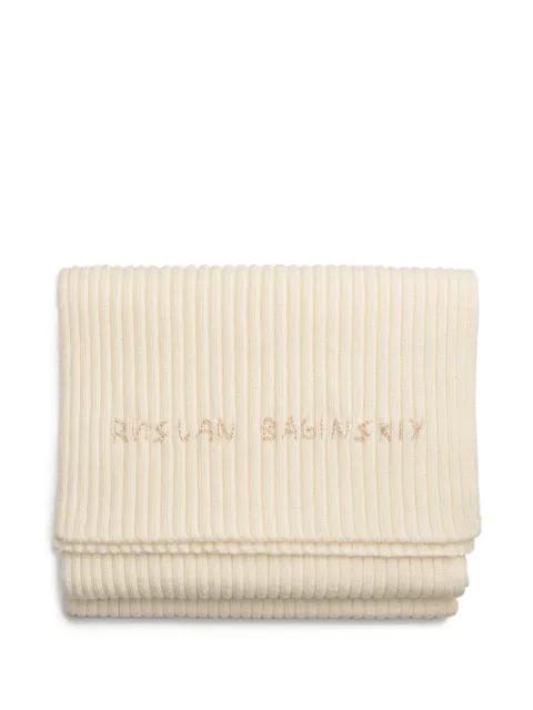 ribbed scarf by RUSLAN BAGINSKIY