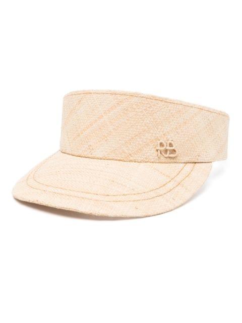 straw visor cap by RUSLAN BAGINSKIY
