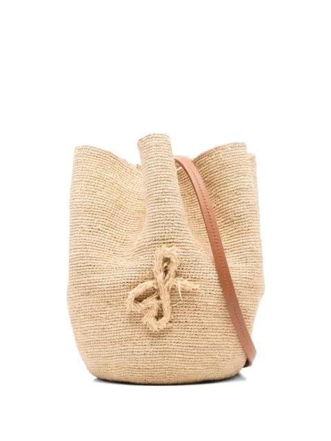 tie-detail bucket bag by RUSLAN BAGINSKIY