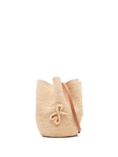 woven monogram shoulder bag by RUSLAN BAGINSKIY