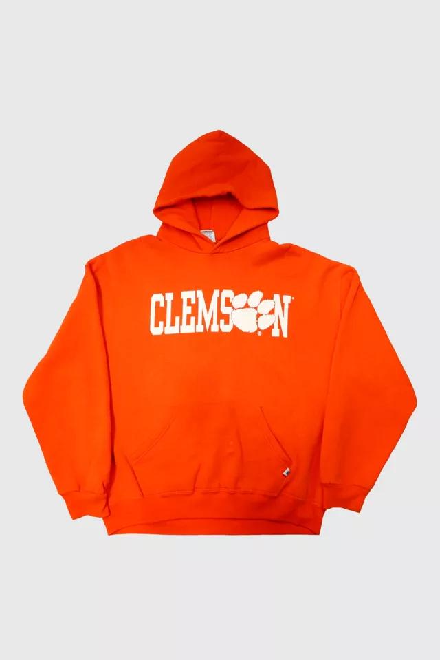 Vintage Russell Athletic Clemson Paw Print Hoodie Sweatshirt by RUSSELL ATHLETIC