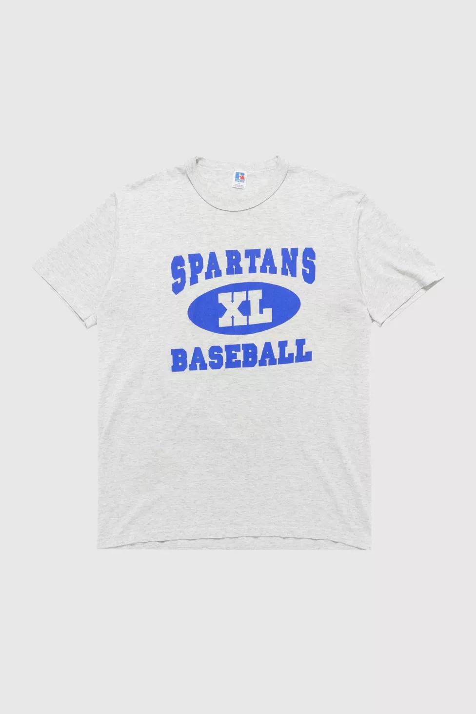 Vintage Spartans Baseball Tee by RUSSELL ATHLETIC