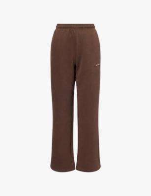 Core Straight-Leg Cotton-Jersey Jogging Bottoms by RU&ROCKA